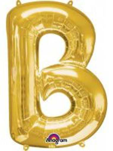 Picture of GOLD LETTER B FOIL BALLOON